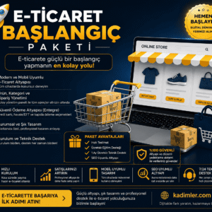 E-Ticaret Sitesi Kurulumu - Başlangıç Paketi